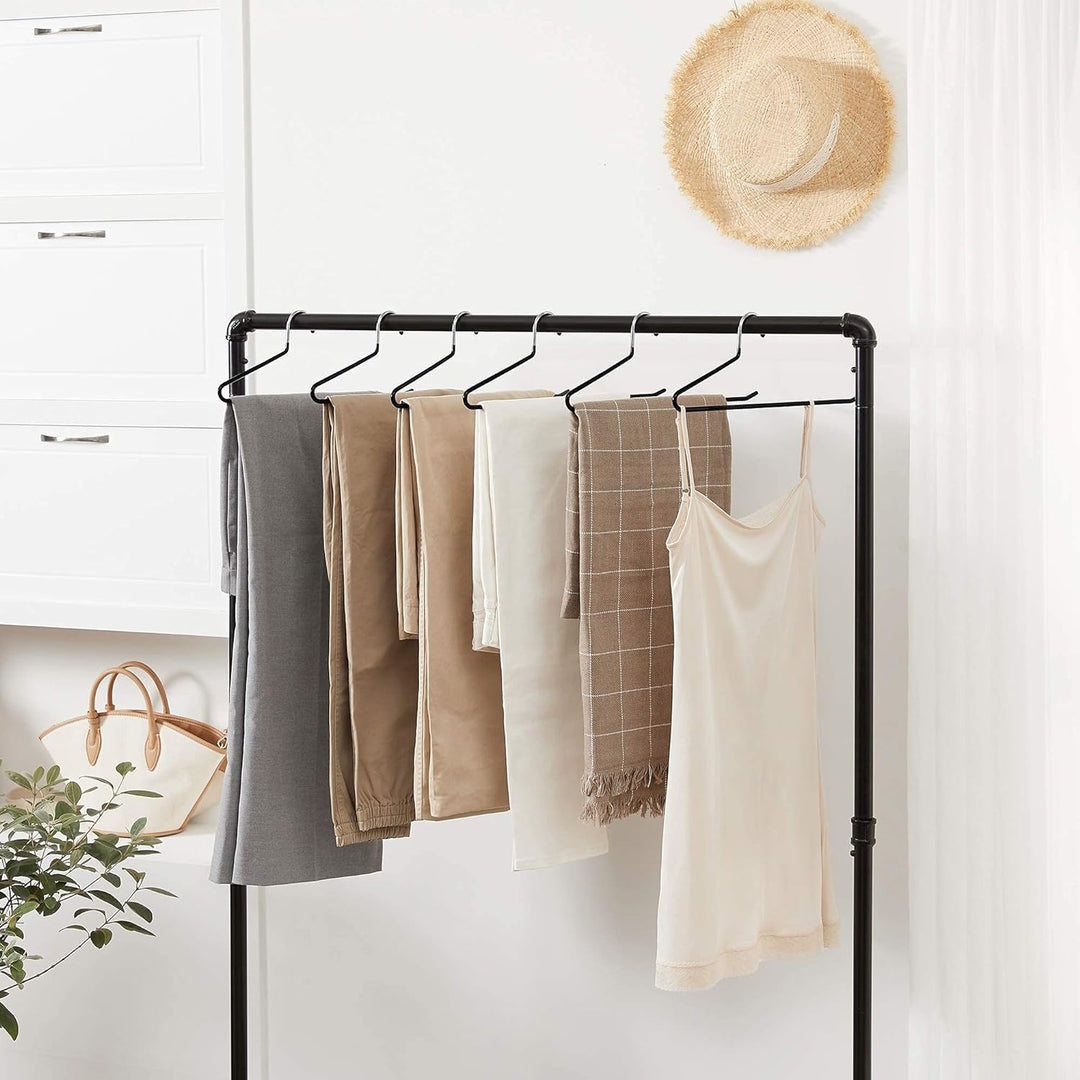 SONGMICS Hosenbügel, 20er Set, Kleiderbügel, offenes Ende, multifunktional, rutschfest, 38 x 0,5 x 1