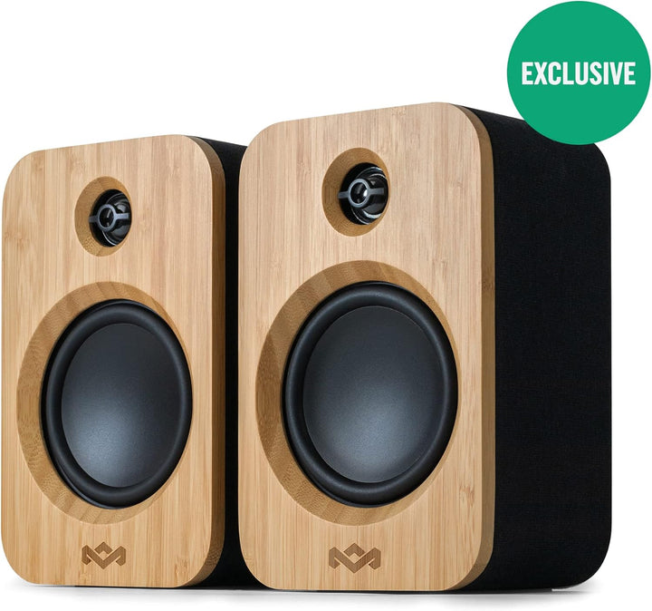 House of Marley Get Together Duo Bluetooth Lautsprecher Boxen Bambus - Nachhaltig hergestellte Regal