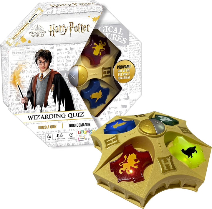 Asmodee - Wizarding Quiz - Elektronisches Quizspiel am Harry Potter Universum, Italienische Ausgabe