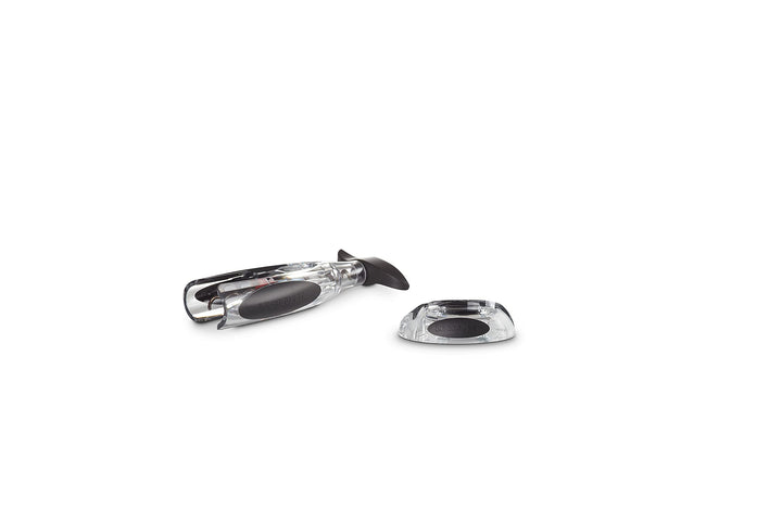 Le Creuset Korkenzieher und Kapselschneider, Wein-Zubehör Geschenk-Set, GS 200 Tischmodell, Crystal,