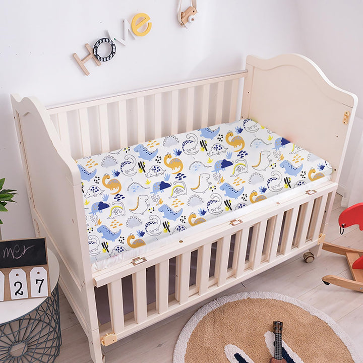 2 Bio-Baumwoll-Spannbettlaken für Mädchen Jungen | Bettwäsche für Kinderbett | Pflegeleichte, weiche
