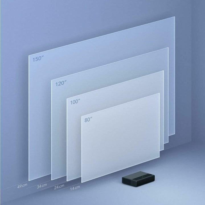 Xiaomi Mi 4K Laser Projector 150" (Ultra-HD, 80-150" Bilddiagonale, 1600 ANSI Lumen, ALPD 3.0, 2 x 1