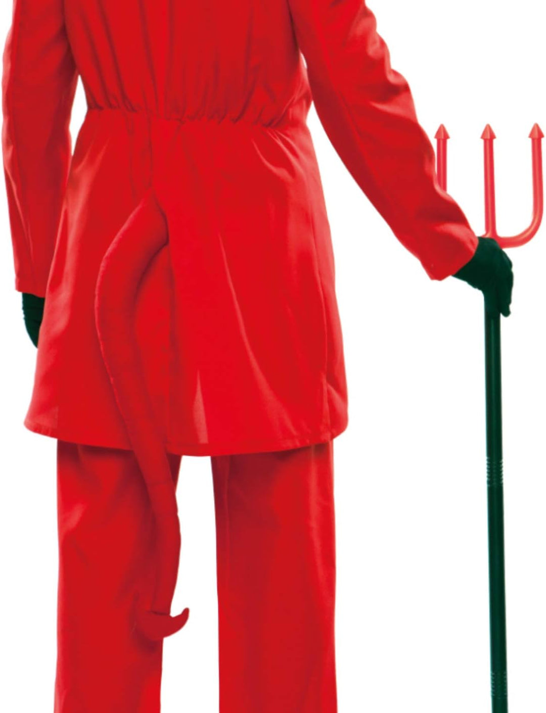 EUROCARNAVALES Herren Kostüm Teufel Lucifer rot Anzug Satan Halloween Fasching Karneval (XL)