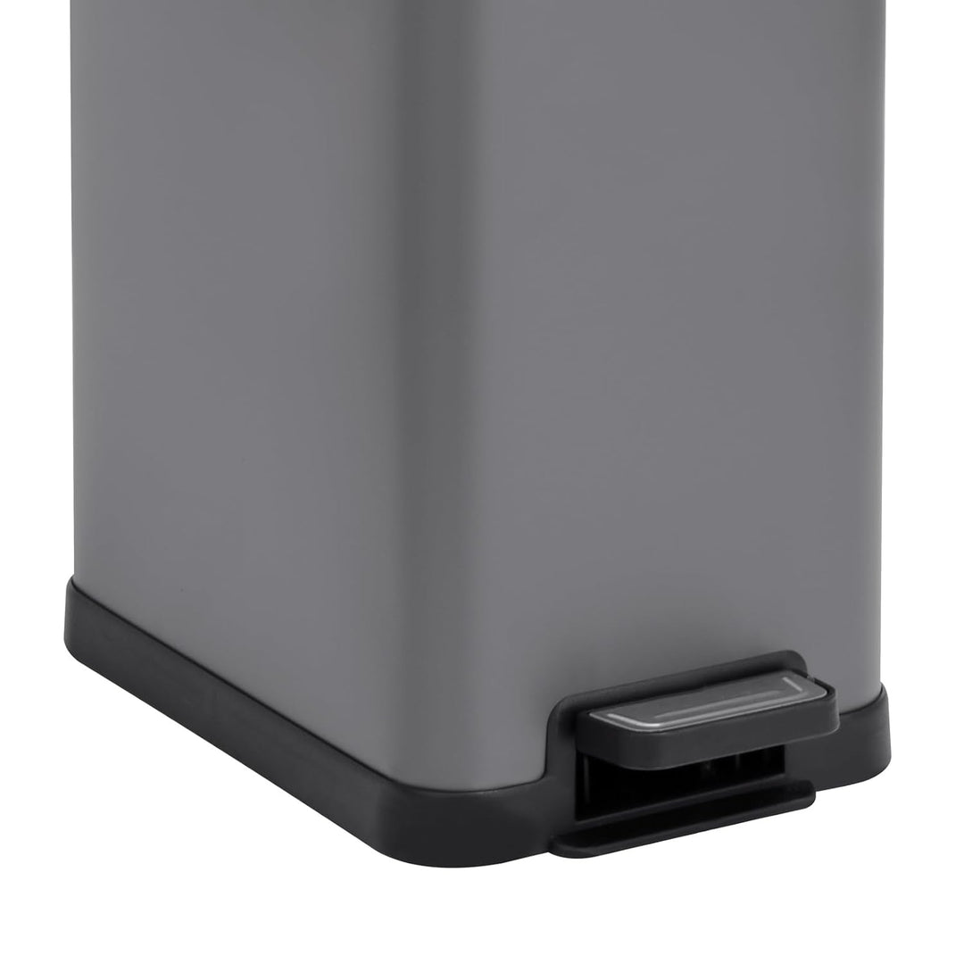SVITA STM15 Mülleimer Treteimer Tretmülleimer Abfalleimer 15l inkl. Inneneimer Softclose-Deckel Fuss