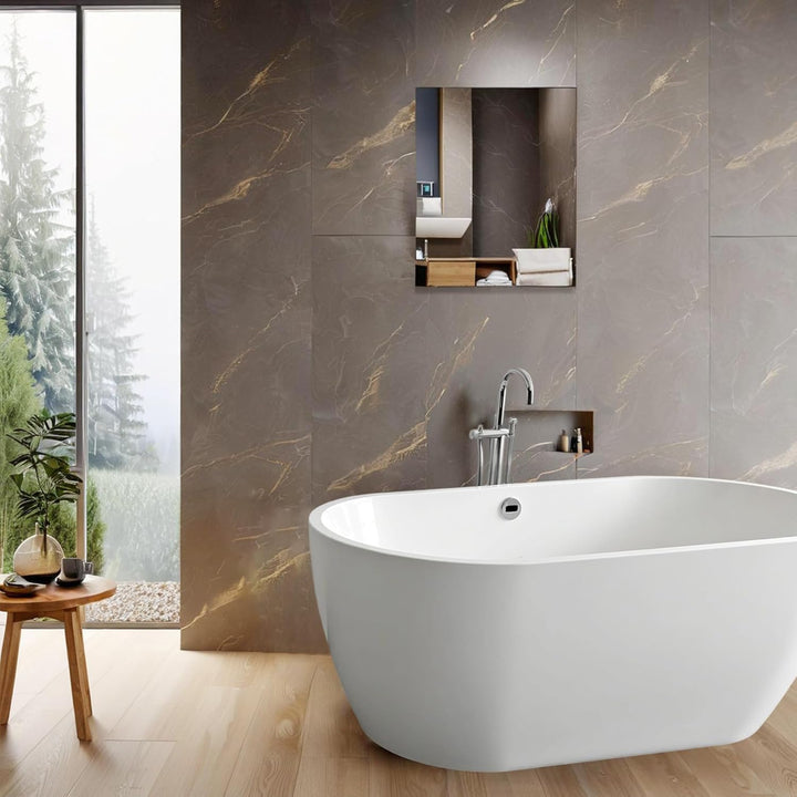 JMITHA Wandspiegel Asymmetrisch Spiegel Asymmetrisch Wandspiegel Selbstklebend Asymmetrischer Spiege