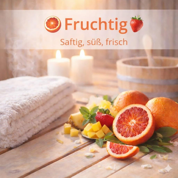 Dufte Momente Saunaaufguss-Konzentrat Orange – 250 ml – fruchtig & belebend – konzentriert & ergiebi