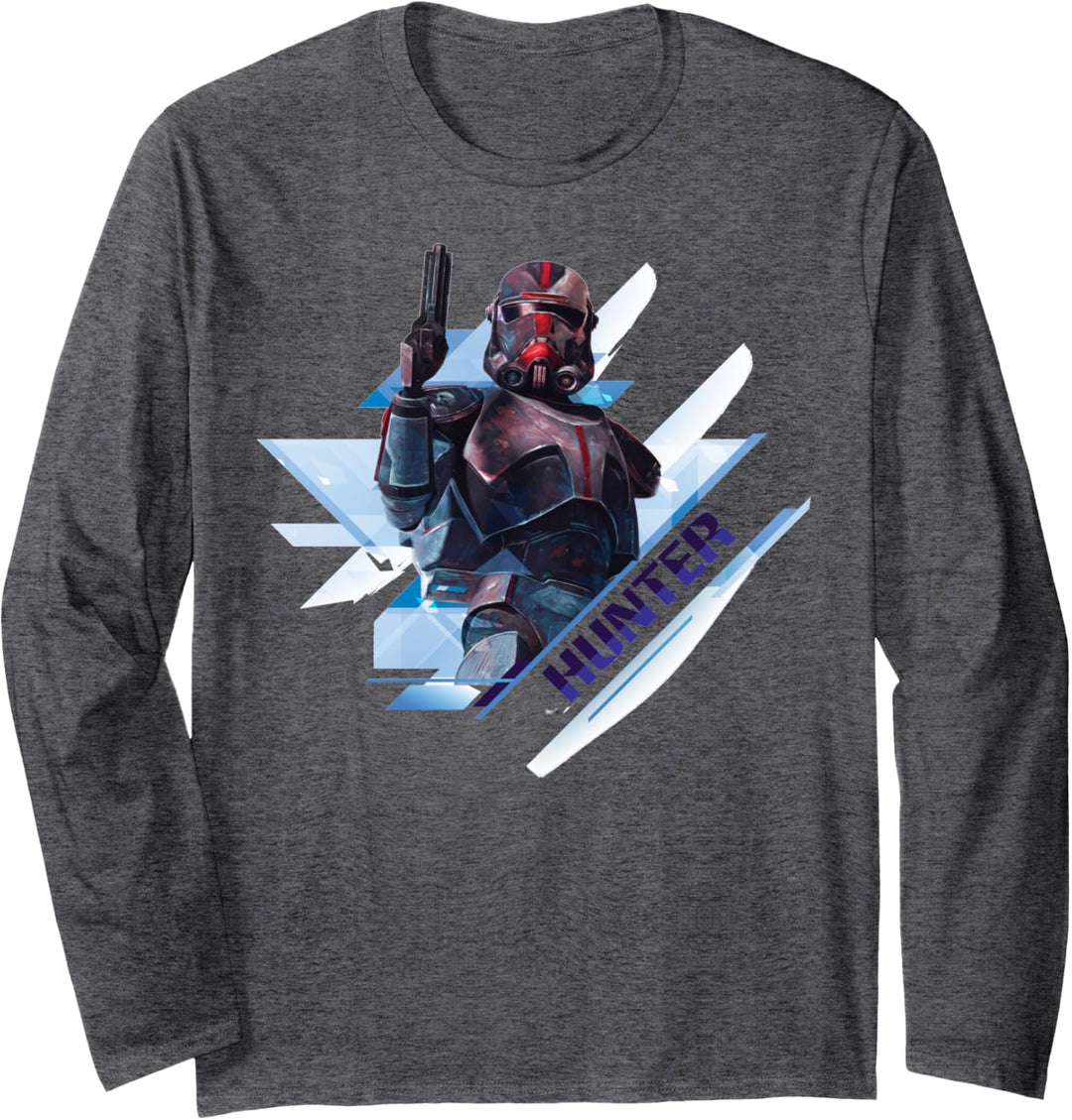 Star Wars Hunter Angled Langarmshirt