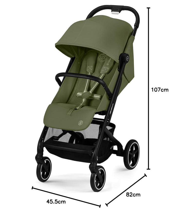 CYBEX Gold Kinderwagen BEEZY mit Einhand-Gurtsystem, Ab Geburt bis ca. 4 Jahre (max. 22 kg), Kompakt