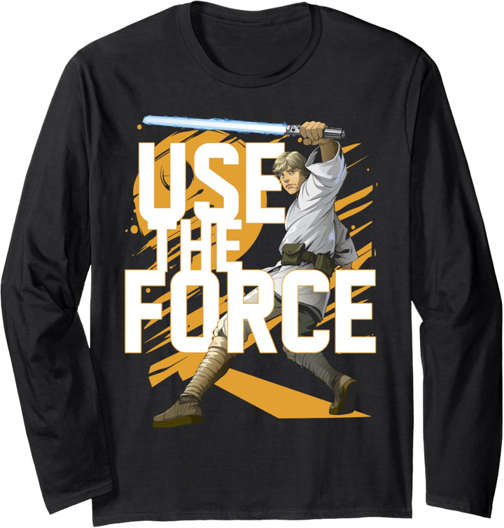 Star Wars Use The Force Luke Skywalker Langarmshirt