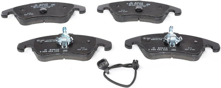 Bosch BP1131 Bremsbeläge - Vorderachse - ECE-R90 Zertifizierung - vier Bremsbeläge pro Set