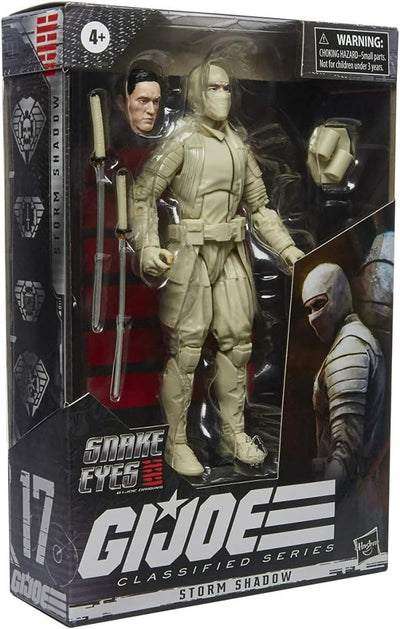 Hasbro G.I. Joe Classified Series Storm Shadow and Snake Eyes Action-Figuren-Set, 15,2 cm, 2 Stück