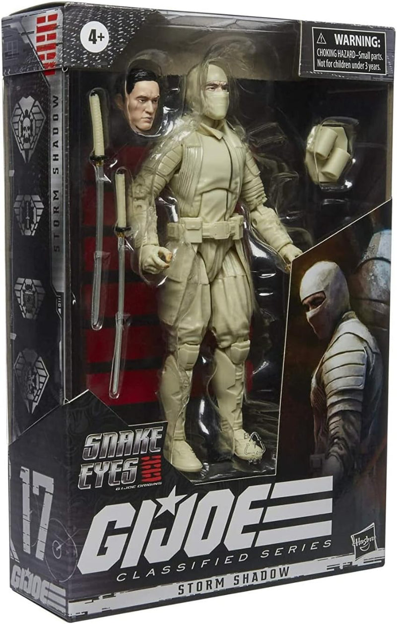 Hasbro G.I. Joe Classified Series Storm Shadow and Snake Eyes Action-Figuren-Set, 15,2 cm, 2 Stück