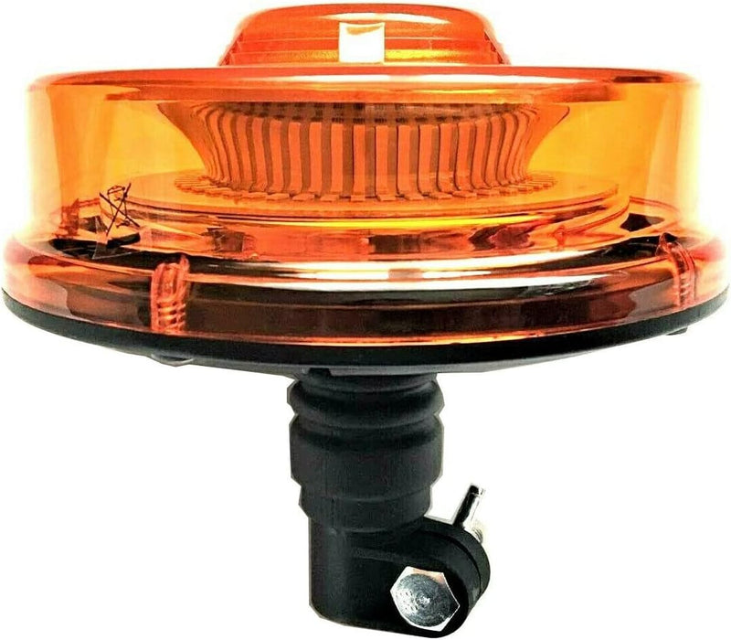 MelTruck® Rundumleuchte Warnleuchte 48 LED 12V 24V E9 R65 R10 flex mit Aufsteckrohr