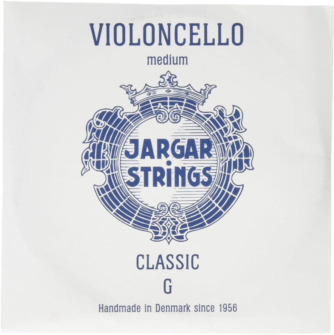 JARGAR Ce-GCM Cello Classic G-Saite, medium (1,17mm) für Cello Medium / Standard Blau // Blue, Mediu