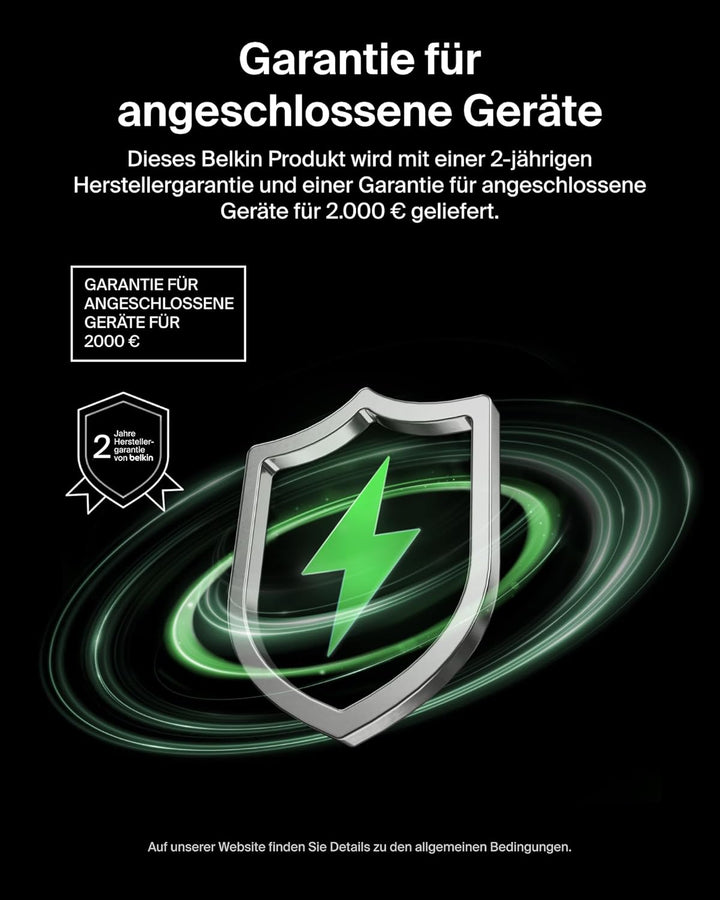 Belkin BoostCharge Power Bank Qi2 15W, Schlanke Magnetische Powerbank 5000mAh mit Ständer, Inklusive