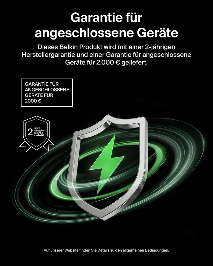 Belkin BoostCharge 5000mAh Magnetische Power Bank mit Ständer – Weiss | 5K Qi2 Kabelloses Ladegerät,
