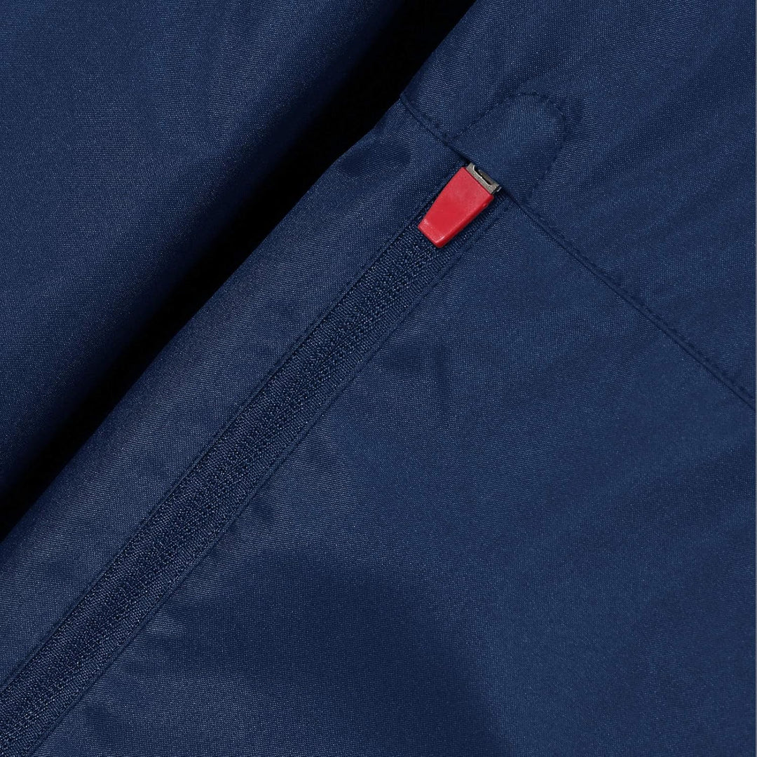 Liverpool FC - Herren Wind- und Regenjacke - Offizielles Merchandise L Dunkelblau - Kapuze mit Schir