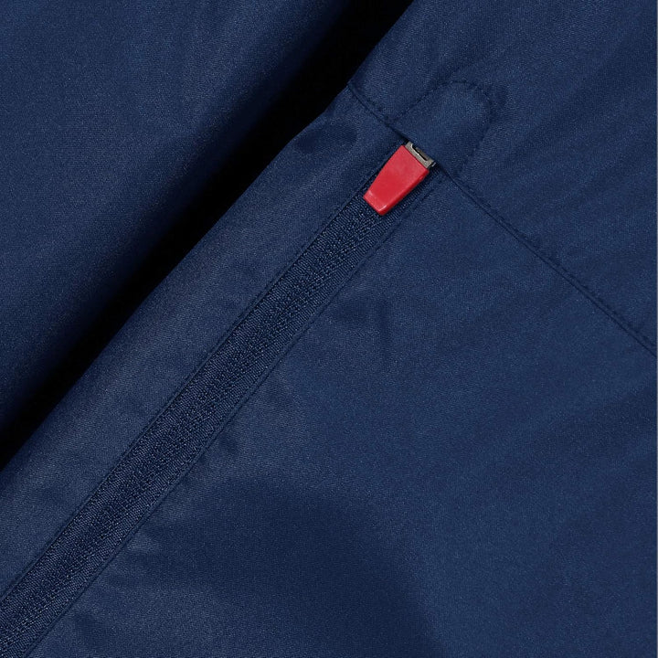 Liverpool FC - Herren Wind- und Regenjacke - Offizielles Merchandise L Dunkelblau - Kapuze mit Schir