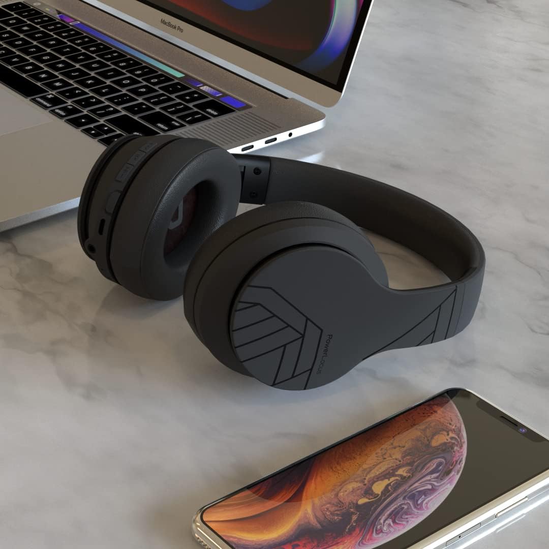 PowerLocus P6 Bluetooth Kopfhörer Over Ear, Over Ear Kopfhörer Kabellos mit Super Bass, 40Std. Spiel