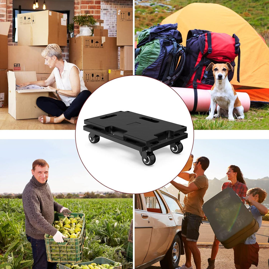 SOLEJAZZ Transportroller Set, 800kg Tragkraft, MöBeltransportwagen Koppelbar, Umzugshelfer MöBeltran