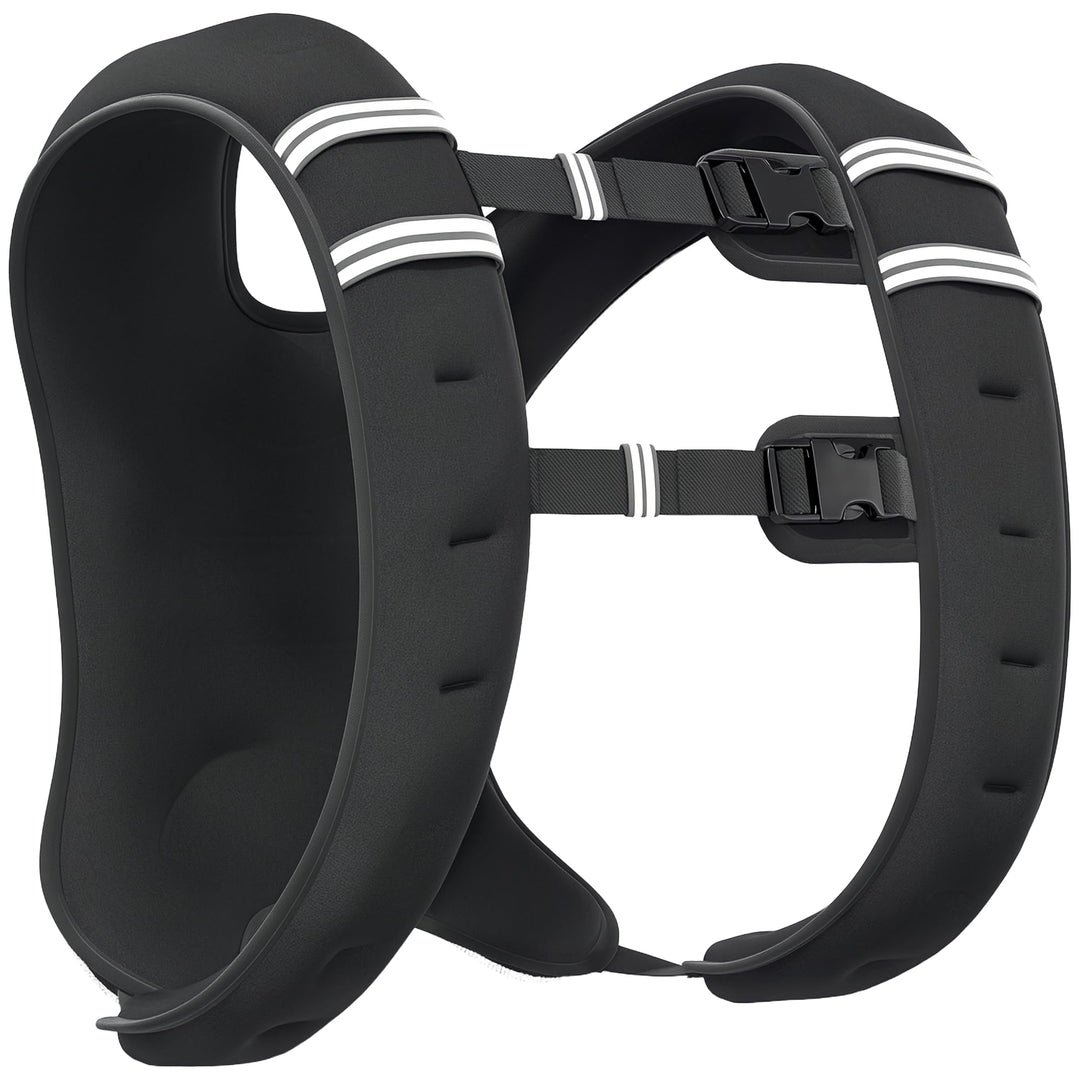 HOMCOM Gewichtsweste Weight Vest verstellbar für Gewicht Tranning Krafttrainning Mann/Frau Oxford-Ge