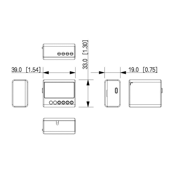 Interruptor de Parede Sem Fios Dahua DHI-ARM7012-W2 Branco
