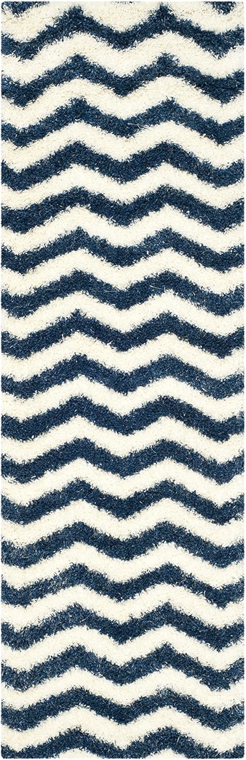 SAFAVIEH Zottelig Teppich für Wohnzimmer, Esszimmer, Schlafzimmer - Montreal Shag Collection, Hoher