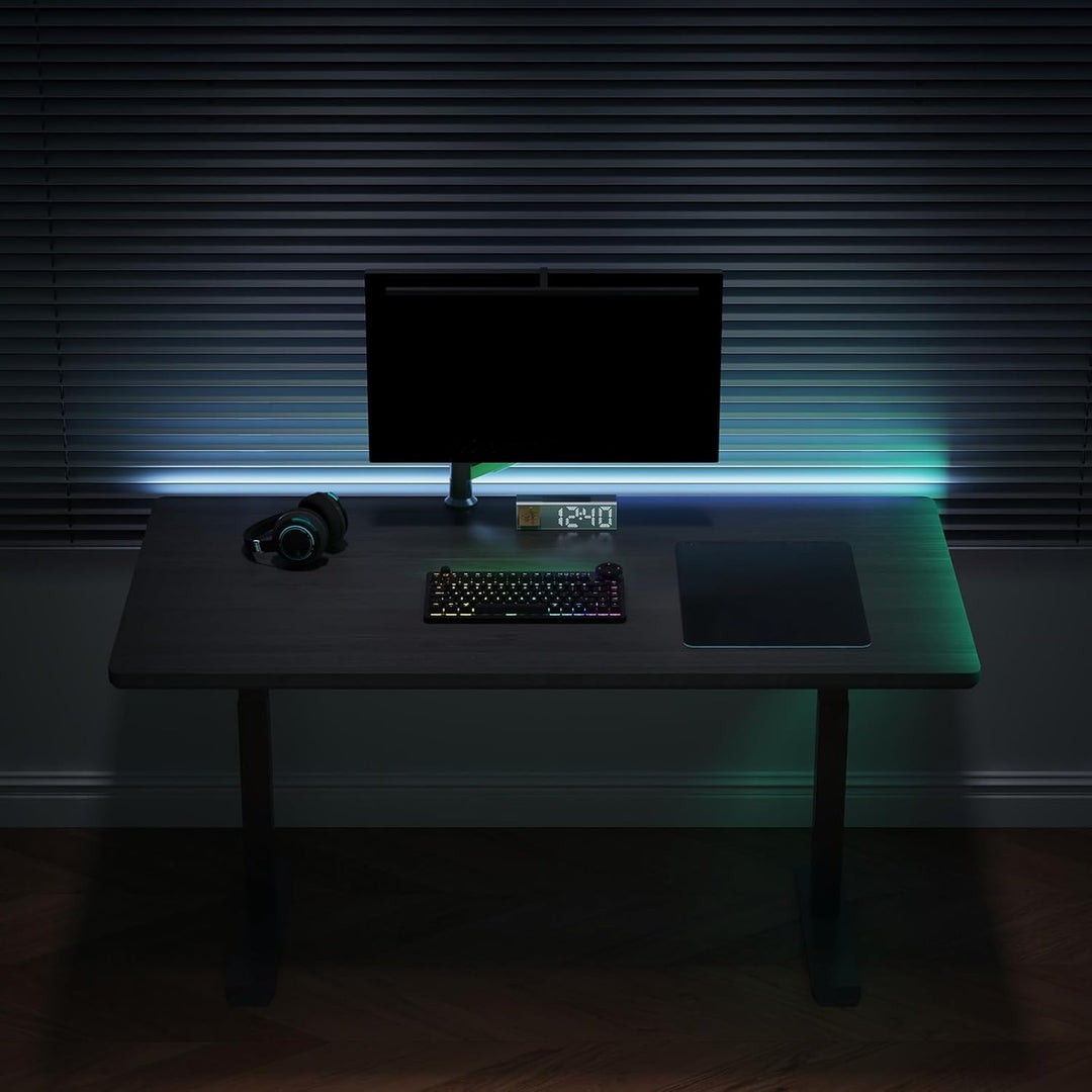 DAWNTREES Glas-Gaming-Mauspad, genaue und schnelle Mausverfolgung, gehärtetes Glas, rutschfeste Gumm