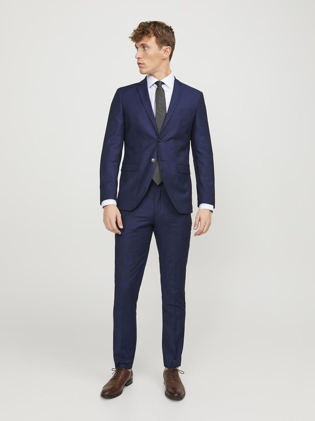 JACK & JONES Male Anzughose JPRSOLARIS Slim Fit Anzughose 42 Dark Navy, 42 Dark Navy