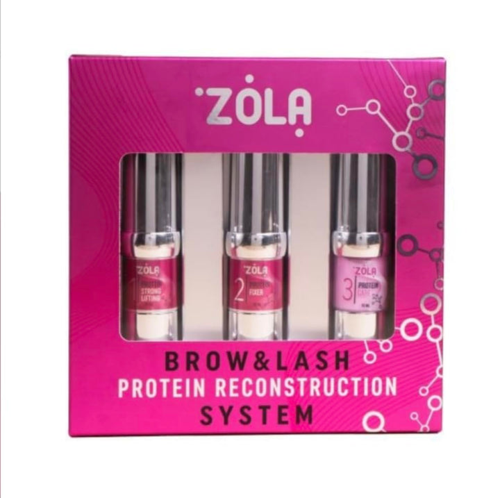 ZOLA Wimpern Augenbrauen Laminierset Zola Protein Reconstruction System