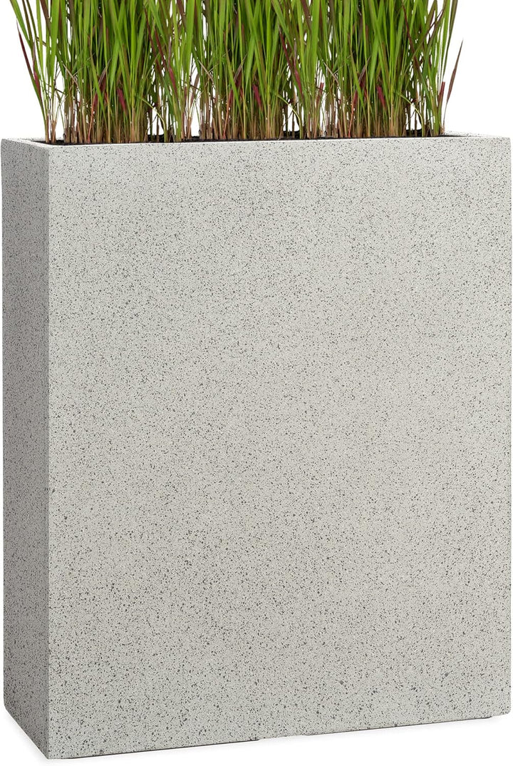 Pflanzwerk® Pflanzkübel Divider Granit Grau 72x60x25cm *Frostbeständiger Blumenkübel* *UV-Schutz* *Q