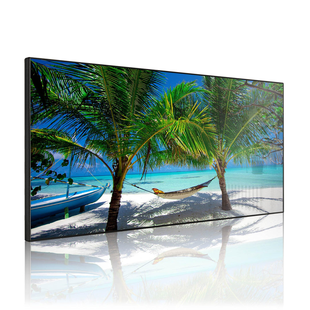 banjado Magnettafel schwarz 78 x 37cm / Magnetwand Metall/Magnetpinnwand als Memoboard/Pinnwand Magn