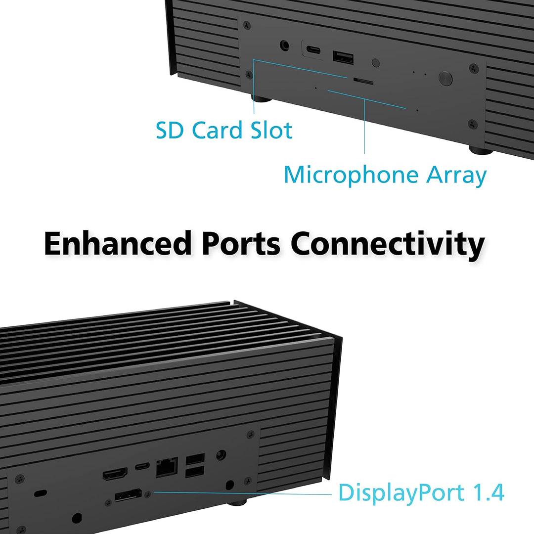 Akasa Turing A50 MKII Fanless Case for ASUS PN51 &amp; PN50 with 5000 &amp; 4000 Series up to AMD Ryzen 7, P