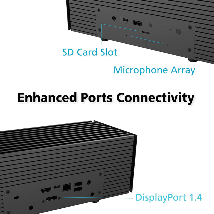 Akasa Turing A50 MKII Fanless Case for ASUS PN51 &amp; PN50 with 5000 &amp; 4000 Series up to AMD Ryzen 7, P