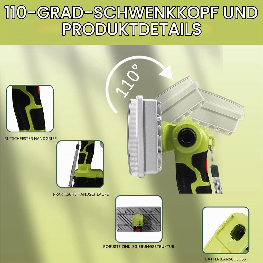 3300LM kabellose LED-Arbeitslichttaschenlampen Powered by Ryobi 18-Volt ONE + Lithium-Ionen-NiCd-NiM