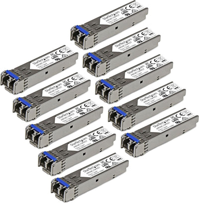 StarTech.com Gigabit LWL SFP Transceiver Modul - HP J4859C kompatibel - SM/MM LC mit DDM - 10km / 55