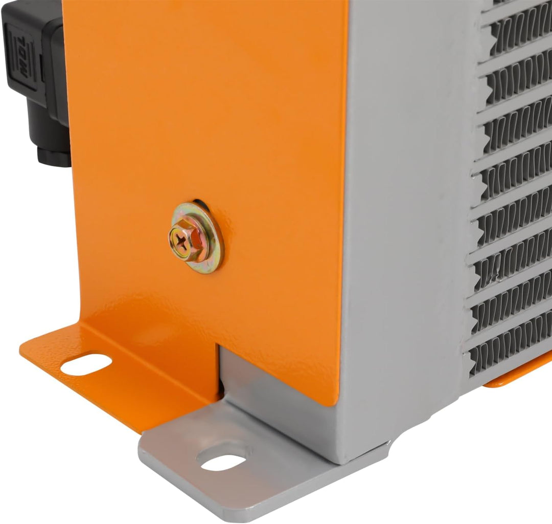 Hydraulikölkühler 12V 120W, luftgekühlter Ölkühler mit 6000 kcal/h Kühlleistung 100L/min Durchfluss,
