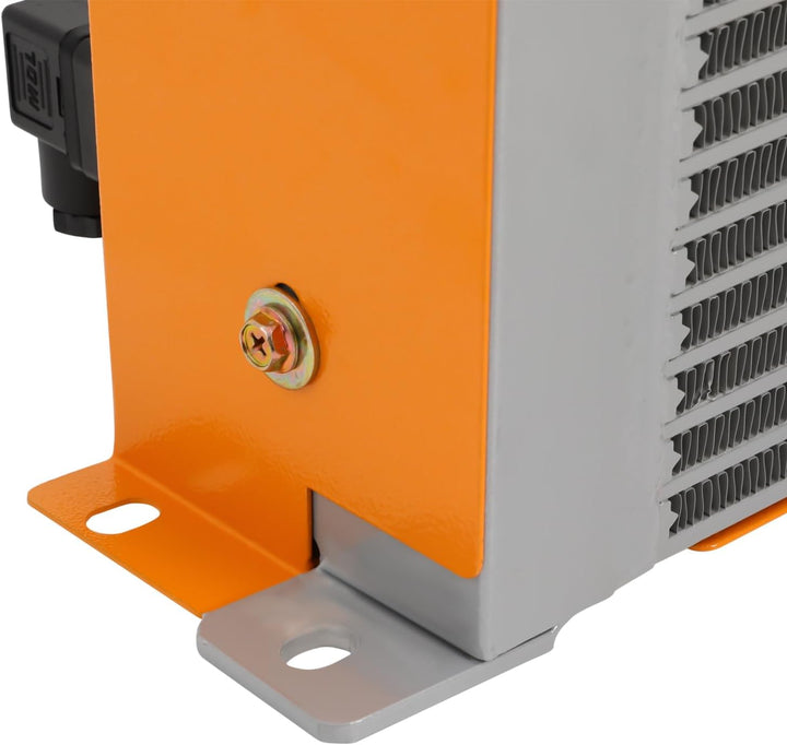 Hydraulikölkühler 12V 120W, luftgekühlter Ölkühler mit 6000 kcal/h Kühlleistung 100L/min Durchfluss,
