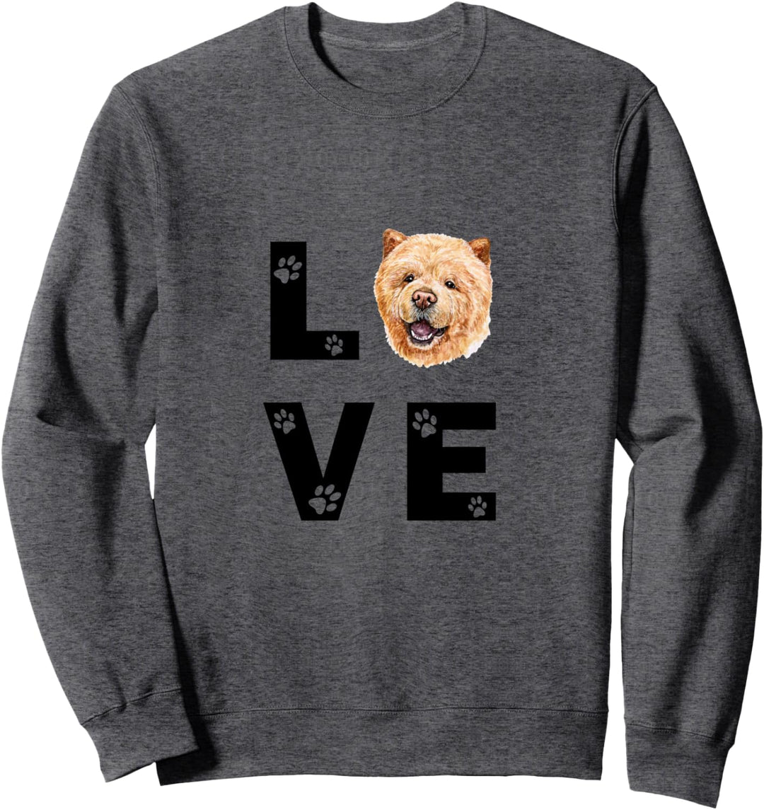 CHOW CHOW Hund Love Hundebesitzer Geschenk Sweatshirt