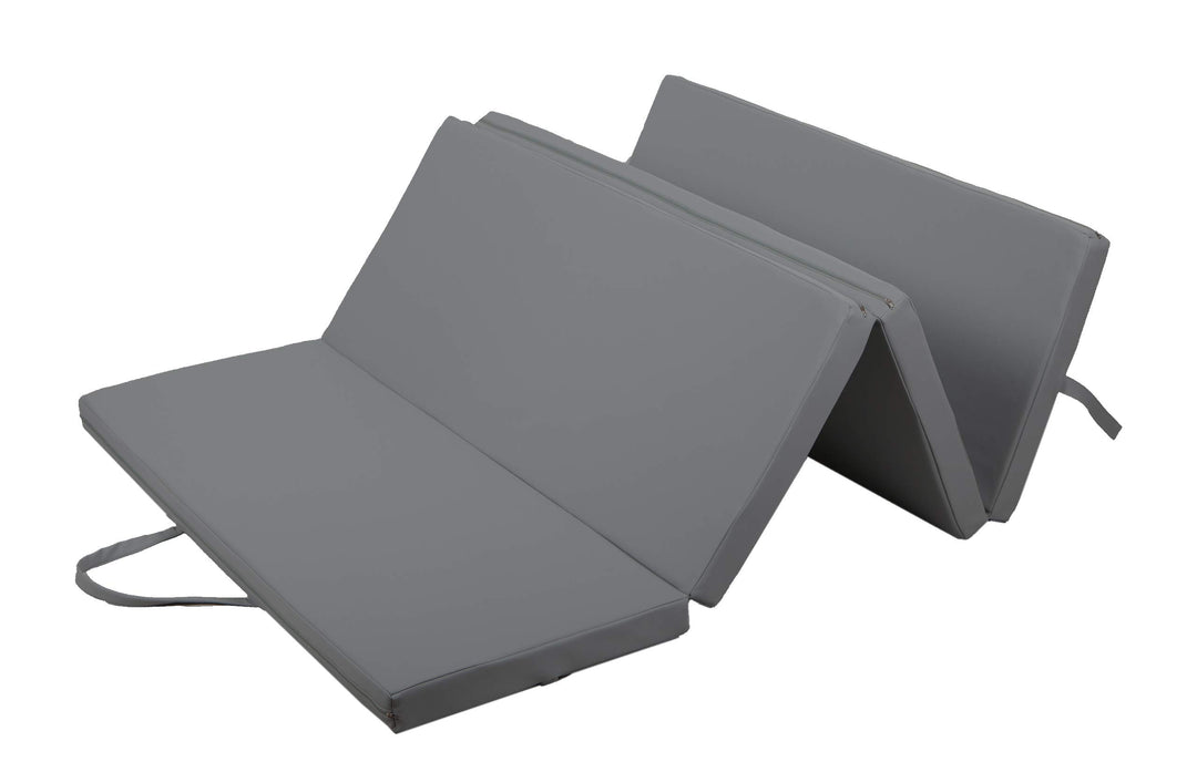 gutekissen Weichbodenmatte Gymnastikmatte Turnmatte Fitnessmatte Faltmatratze 4 EKO MAT 200x120x5 Du