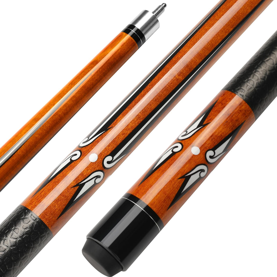 Pool Queue, 58 Zoll Billard Queue Kanadischer Ahornholz Pool Cue 13mm Spitzen für Professionelle Bil