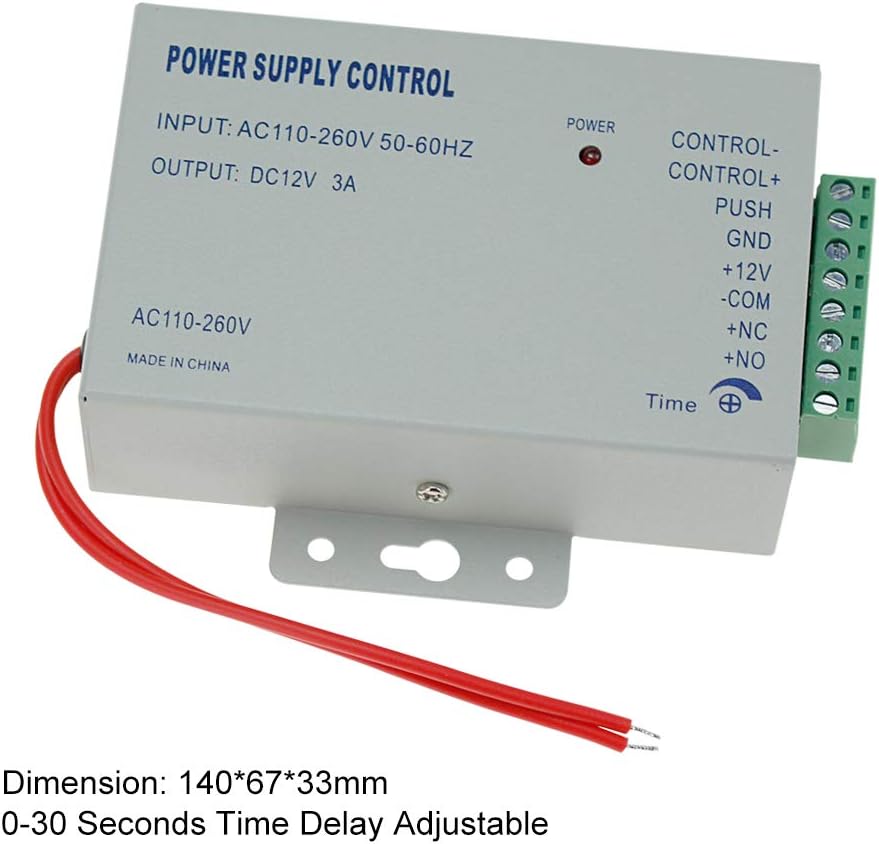 FST Kit Türzugangskontrollsystem Set Biometrie Fingerabdruck IP68 wasserdichte RFID-Tastatur + Netzt