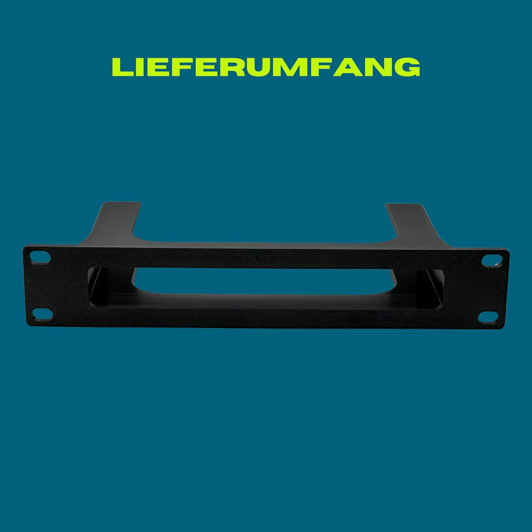 10-Zoll Rackmount Halterung für Reolink PoE Switch RLA-PS1, Schwarz, Made in Germany, Einfache Insta