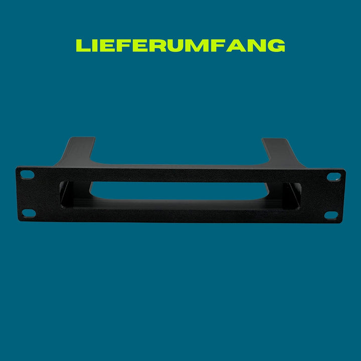 10-Zoll Rackmount Halterung für Reolink PoE Switch RLA-PS1, Schwarz, Made in Germany, Einfache Insta