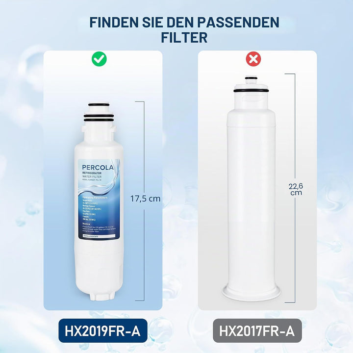 HX2019F-A/HX2019FR-A Filterersatz, kompatibel mit Hisense® HRM260N6TSE, HRFD560SW, HRCD585BW, HRFD63