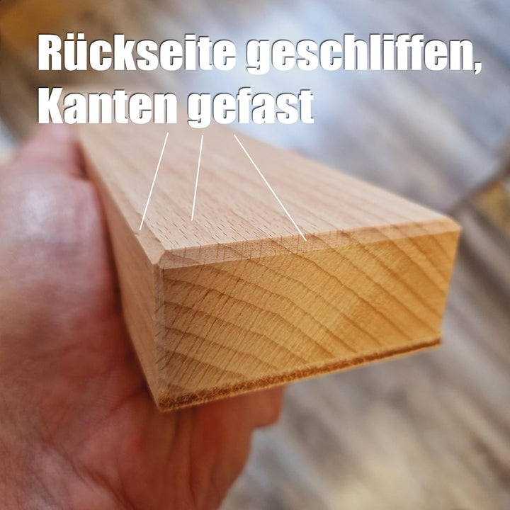 PODURO Streichriemen und Pasten-Set Kombi « Abziehleder auf Holz und Chromoxid Schleifpaste zum Mess