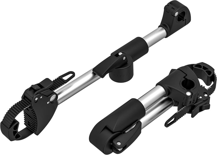 EUFAB 11248 Verstellbarer Strap-Rahmenhalter 40cm, Schwarz/Silber