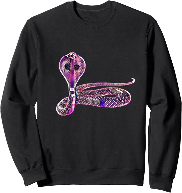 Cobra Motiv Schlange Schlangen Terrarium giftiges Reptil Sweatshirt