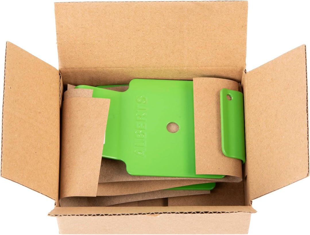 Alberts 825126 Dekorhaken für Doppelstabmatten - Gr. S - sendzimirverzinkt - gelbgrün - kunststoffbe