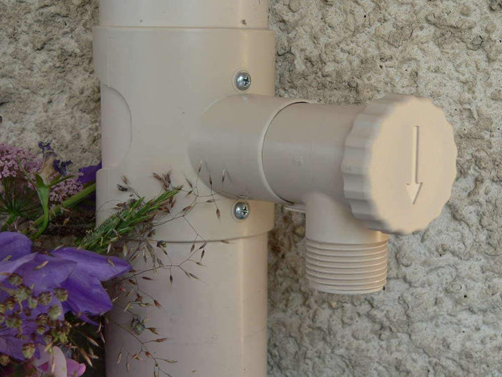 Capt'eau Récupérateur d'eau de Pluie pour Conduits Circulaire (Sable) CW-HKRN-UACJ Multicolore COLLE